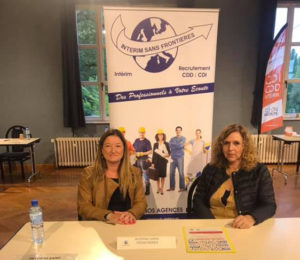 Intérim Sans frontières au forum de l'emploi intérim à Sarreguemines